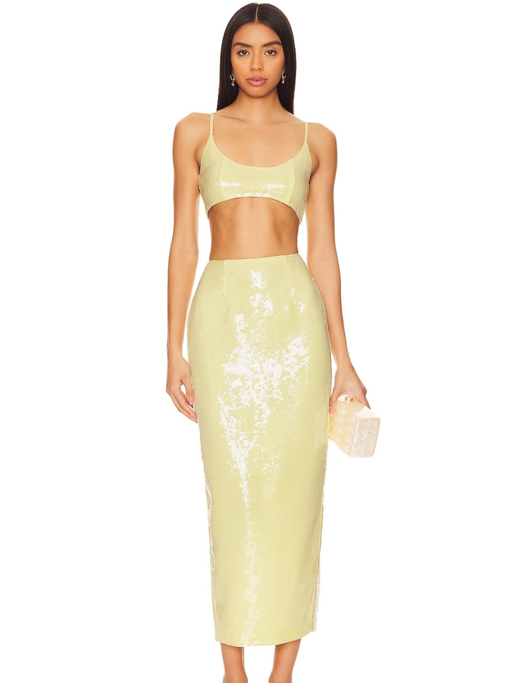 Oksana Set in Popcorn yellow sold as set. 
Worn once perfect condition!!